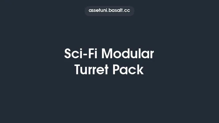 Sci-Fi Modular Turret Pack Thumbnail
