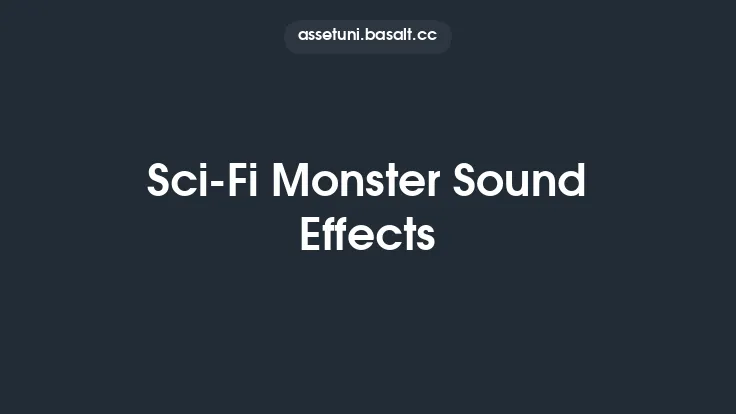 Sci-Fi Monster Sound Effects Thumbnail
