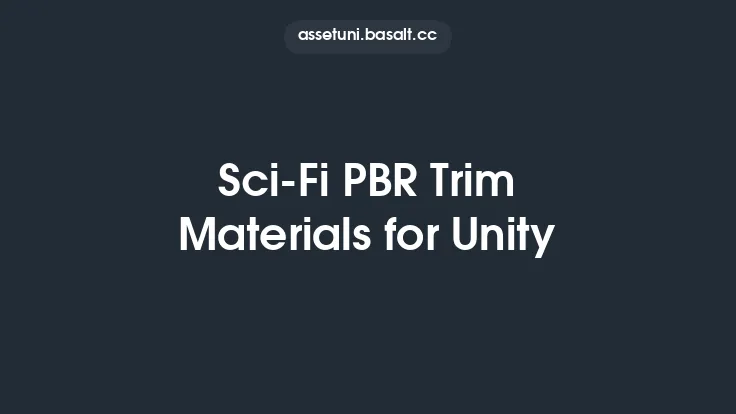 Sci-Fi PBR Trim Materials for Unity Thumbnail