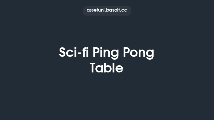 Sci-fi Ping Pong Table Thumbnail