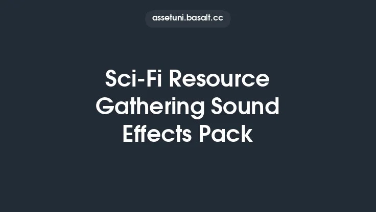 Sci-Fi Resource Gathering Sound Effects Pack Thumbnail