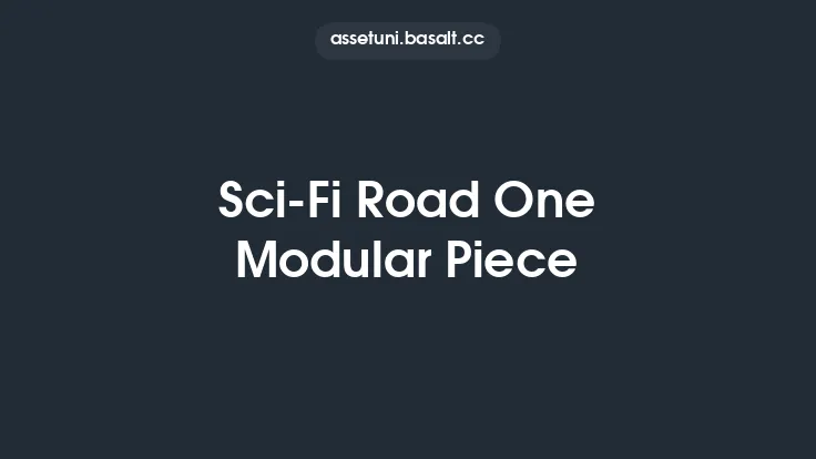 Sci-Fi Road One Modular Piece Thumbnail