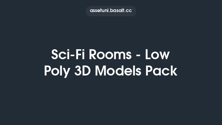 Sci-Fi Rooms - Low Poly 3D Models Pack Thumbnail