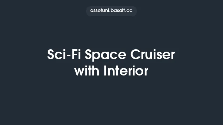 Sci-Fi Space Cruiser with Interior Thumbnail