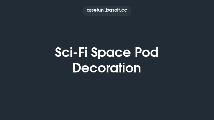 Sci-Fi Space Pod Decoration Thumbnail