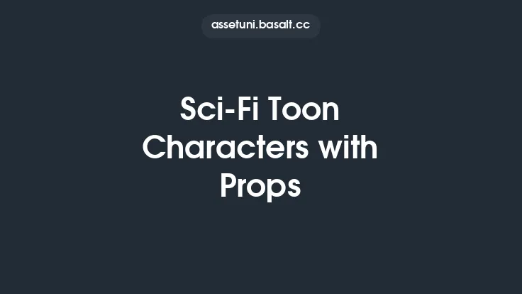 Sci-Fi Toon Characters with Props Thumbnail