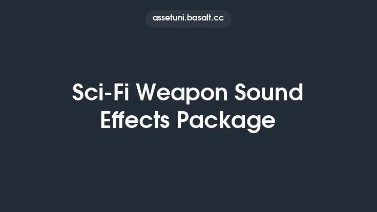 Sci-Fi Weapon Sound Effects Package Thumbnail