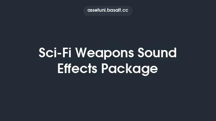 Sci-Fi Weapons Sound Effects Package Thumbnail
