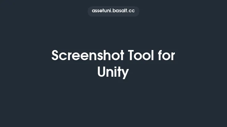 Screenshot Tool for Unity Thumbnail