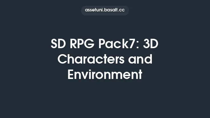 SD RPG Pack7: 3D Characters and Environment Thumbnail