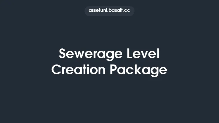 Sewerage Level Creation Package Thumbnail