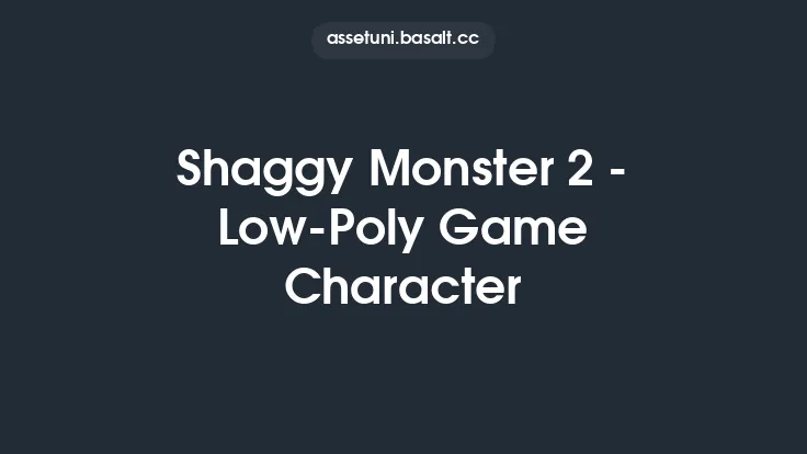 Shaggy Monster 2 - Low-Poly Game Character Thumbnail