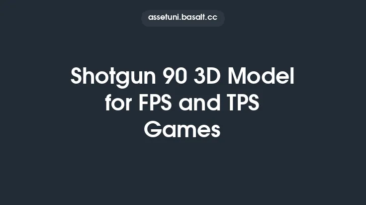 Shotgun 90 3D Model for FPS and TPS Games Thumbnail