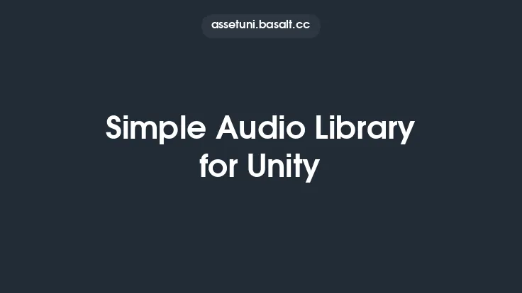 Simple Audio Library for Unity Thumbnail