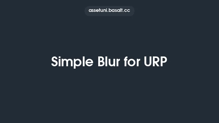 Simple Blur for URP Thumbnail