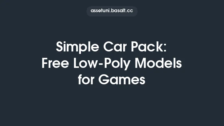Simple Car Pack: Free Low-Poly Models for Games Thumbnail