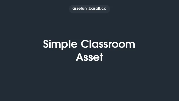 Simple Classroom Asset Thumbnail