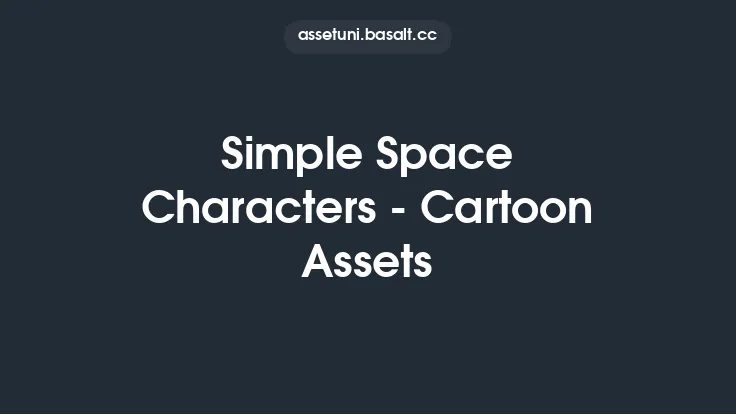 Simple Space Characters - Cartoon Assets Thumbnail
