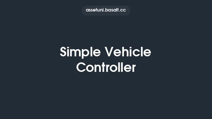 Simple Vehicle Controller Thumbnail