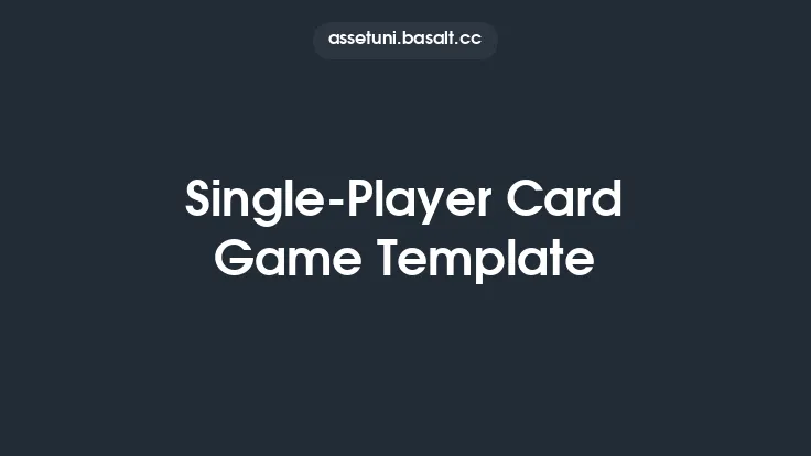 Single-Player Card Game Template Thumbnail