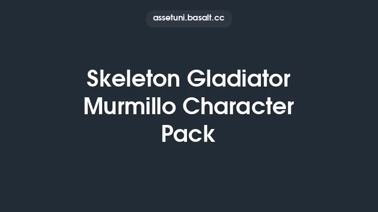 Skeleton Gladiator Murmillo Character Pack Thumbnail