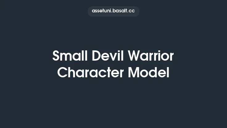 Small Devil Warrior Character Model Thumbnail