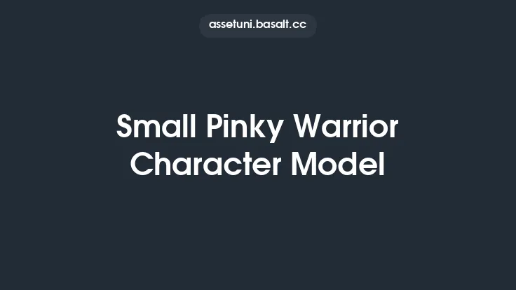 Small Pinky Warrior Character Model Thumbnail