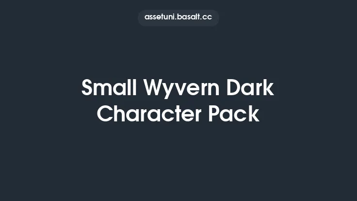 Small Wyvern Dark Character Pack Thumbnail
