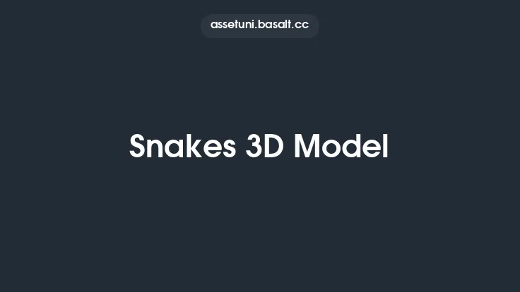 Snakes 3D Model Thumbnail