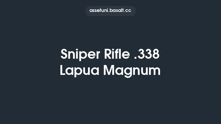 Sniper Rifle .338 Lapua Magnum Thumbnail