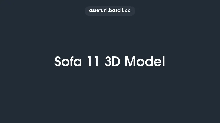Sofa 11 3D Model Thumbnail