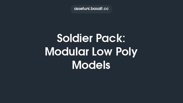 Soldier Pack: Modular Low Poly Models Thumbnail