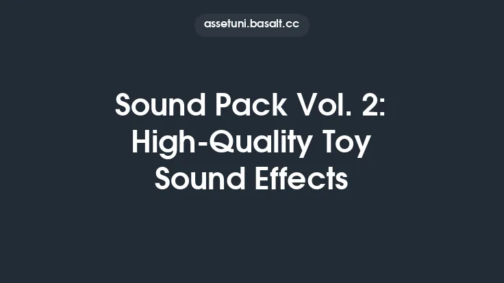 Sound Pack Vol. 2: High-Quality Toy Sound Effects Thumbnail