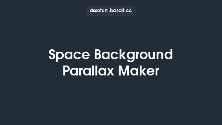 Space Background Parallax Maker Thumbnail