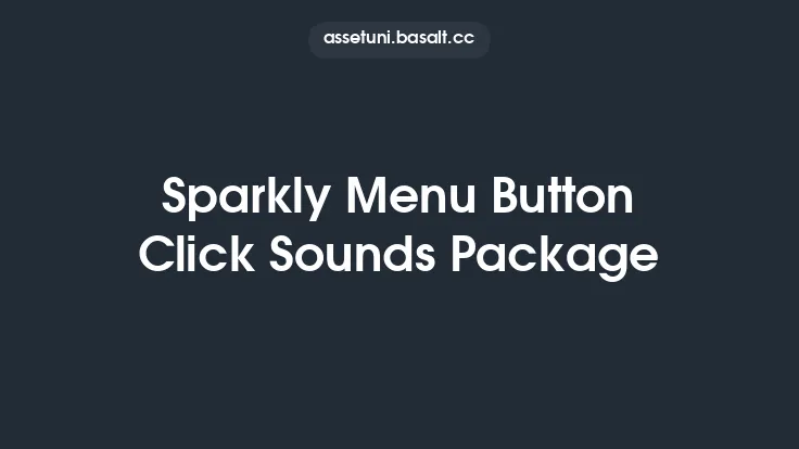 Sparkly Menu Button Click Sounds Package Thumbnail