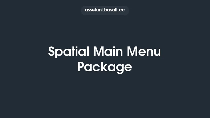 Spatial Main Menu Package Thumbnail
