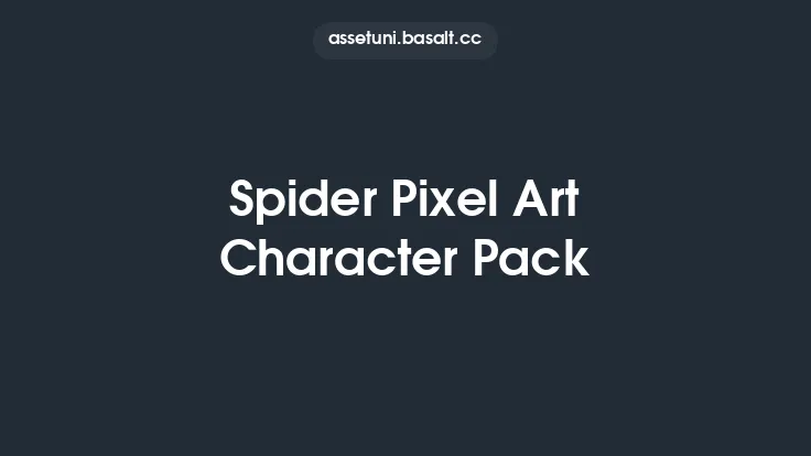 Spider Pixel Art Character Pack Thumbnail
