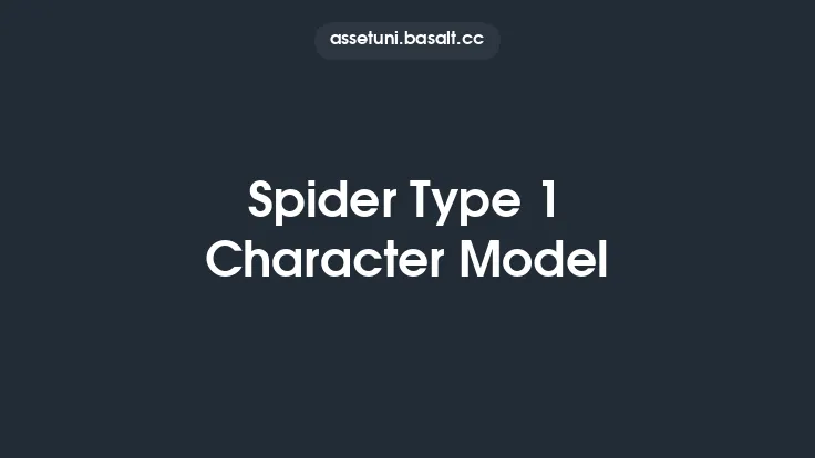 Spider Type 1 Character Model Thumbnail