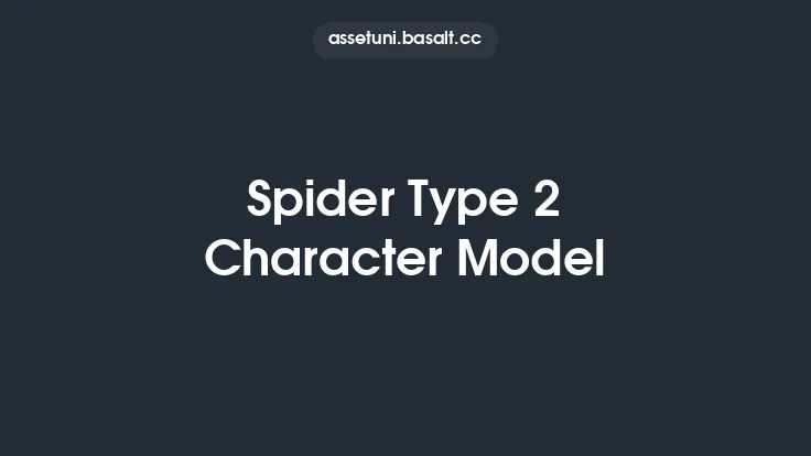 Spider Type 2 Character Model Thumbnail