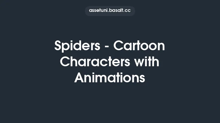 Spiders - Cartoon Characters with Animations Thumbnail