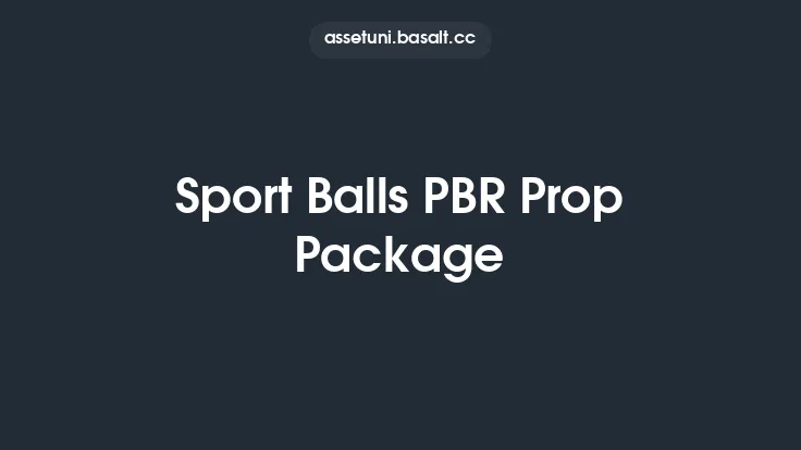 Sport Balls PBR Prop Package Thumbnail