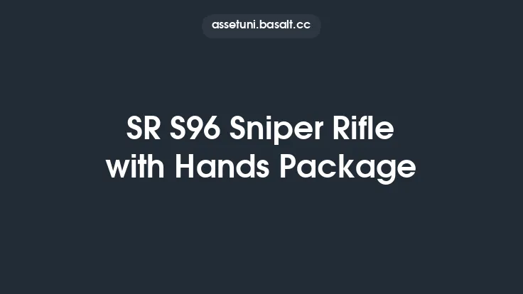 SR S96 Sniper Rifle with Hands Package Thumbnail