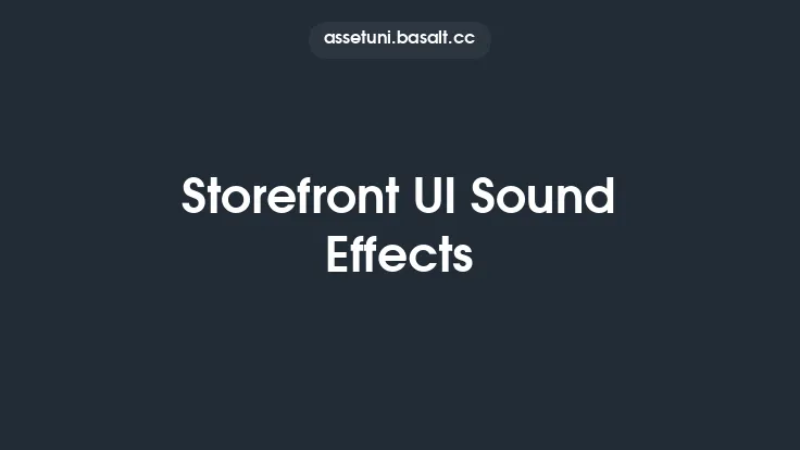 Storefront UI Sound Effects Thumbnail