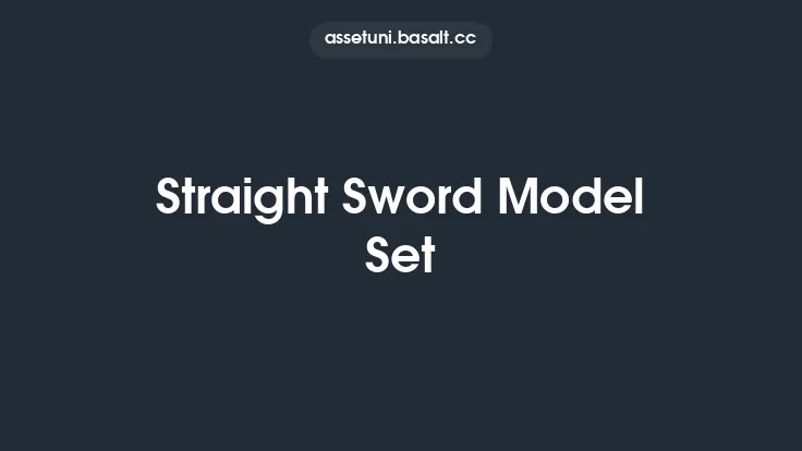 Straight Sword Model Set Thumbnail