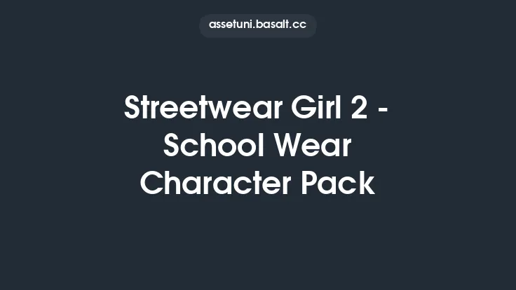 Streetwear Girl 2 - School Wear Character Pack Thumbnail