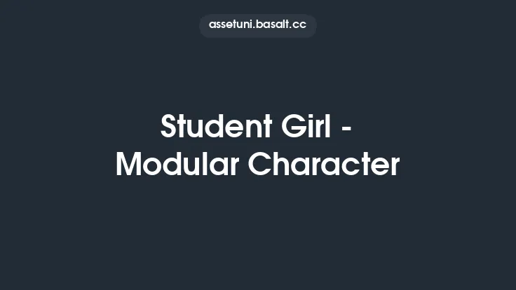 Student Girl - Modular Character Thumbnail