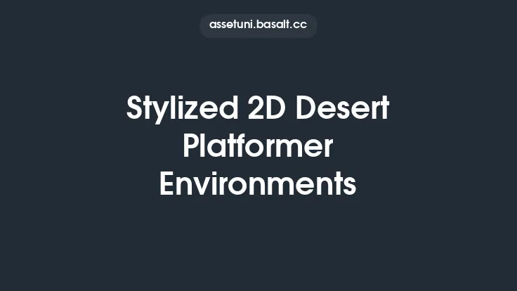 Stylized 2D Desert Platformer Environments Thumbnail