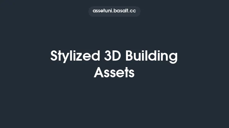 Stylized 3D Building Assets Thumbnail