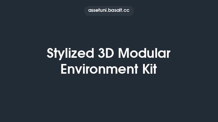 Stylized 3D Modular Environment Kit Thumbnail
