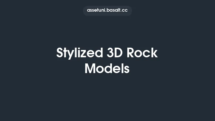 Stylized 3D Rock Models Thumbnail